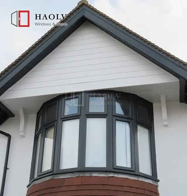 anthracite grey upvc bay windows